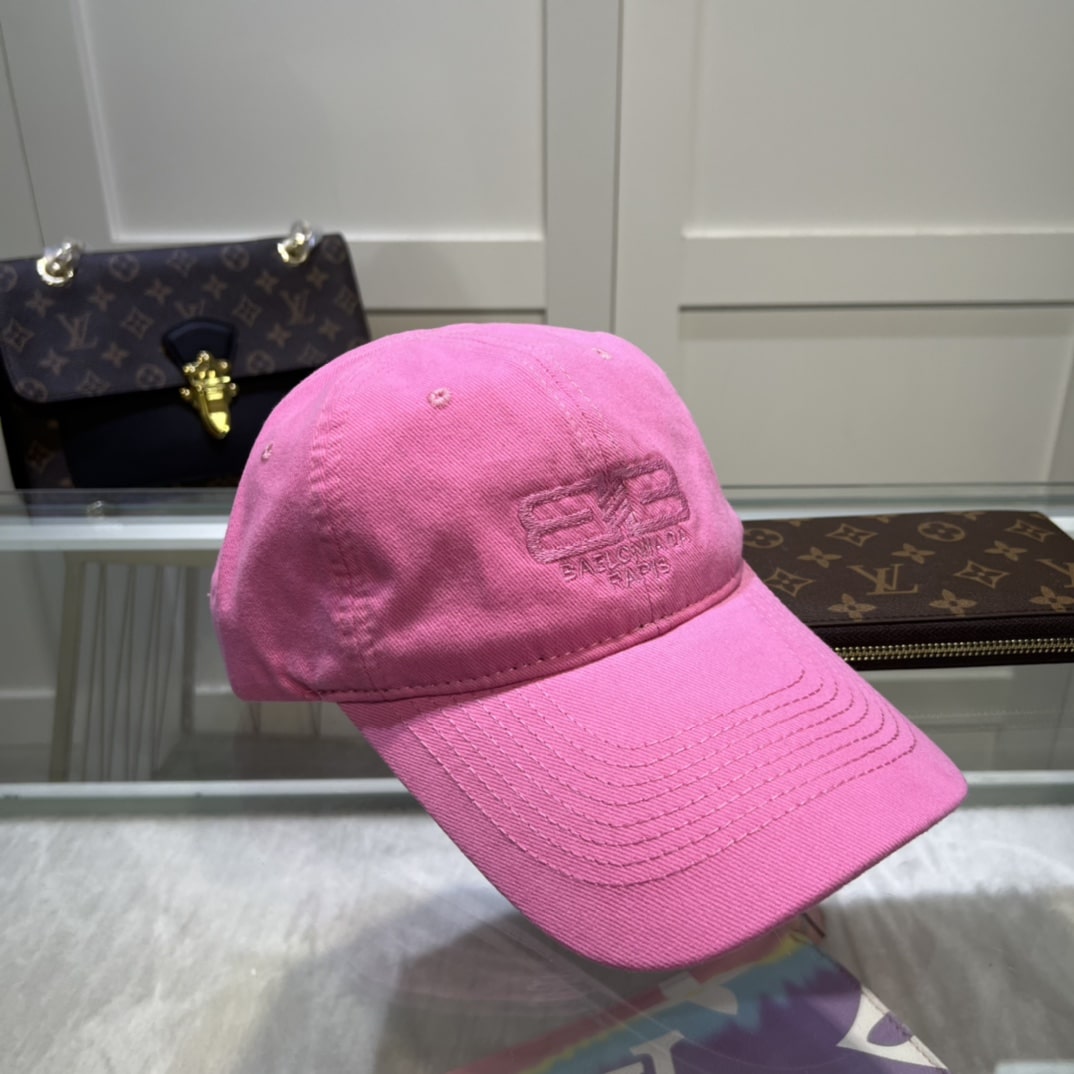 Balenciaga BB Paris Icon Cap Pink Cap 704105410B20565