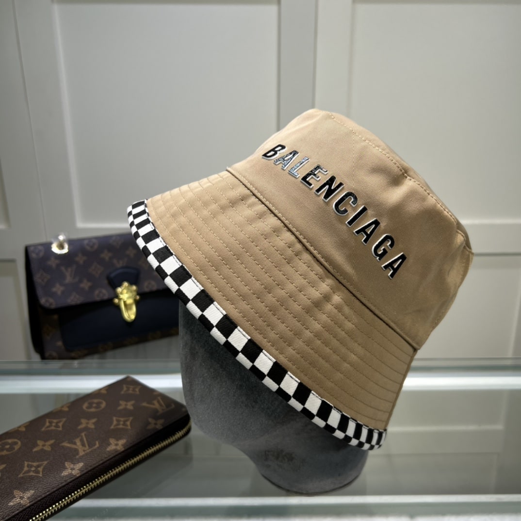 Balenciaga Bucket Hat Beige Hat