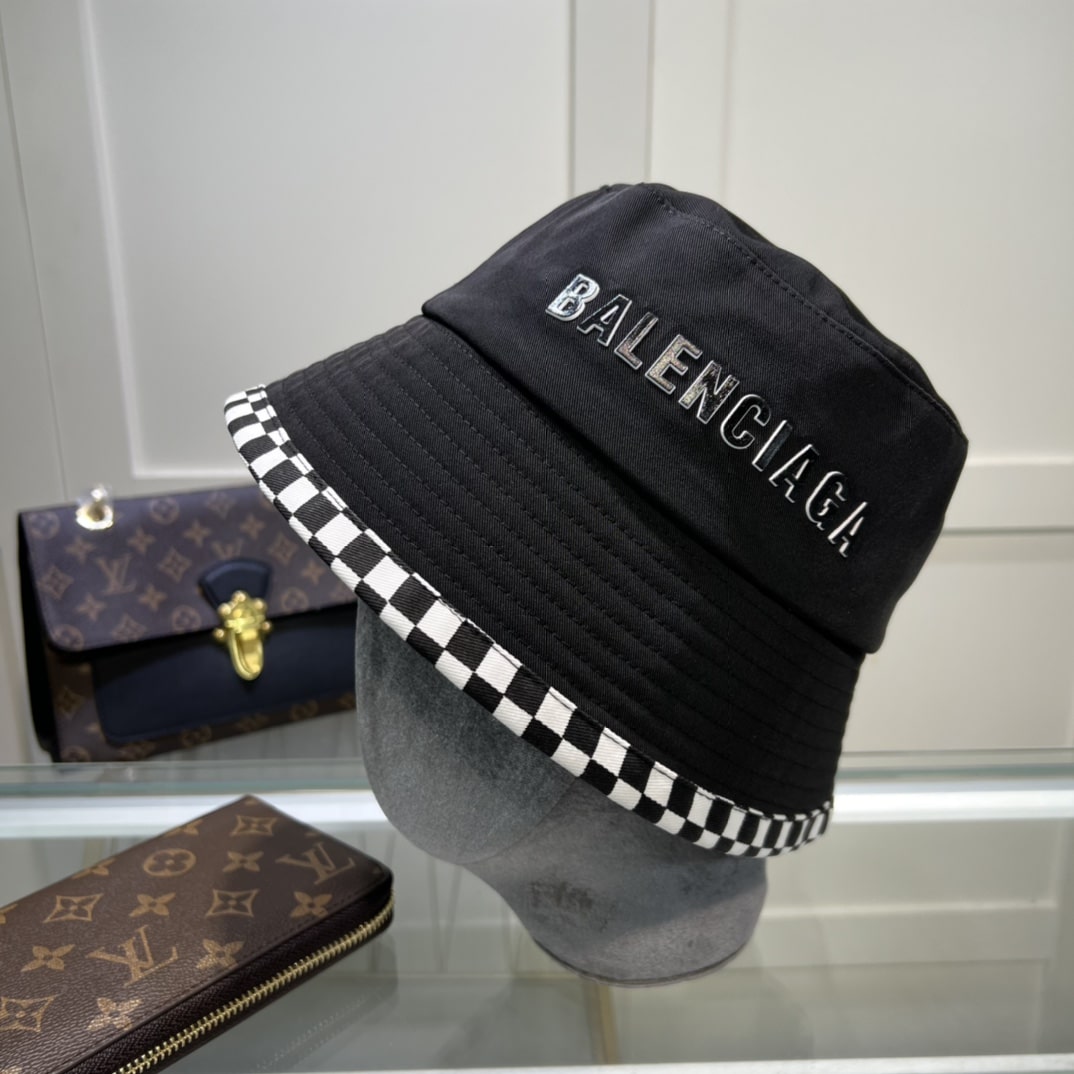 Balenciaga Bucket Hat Black Hat