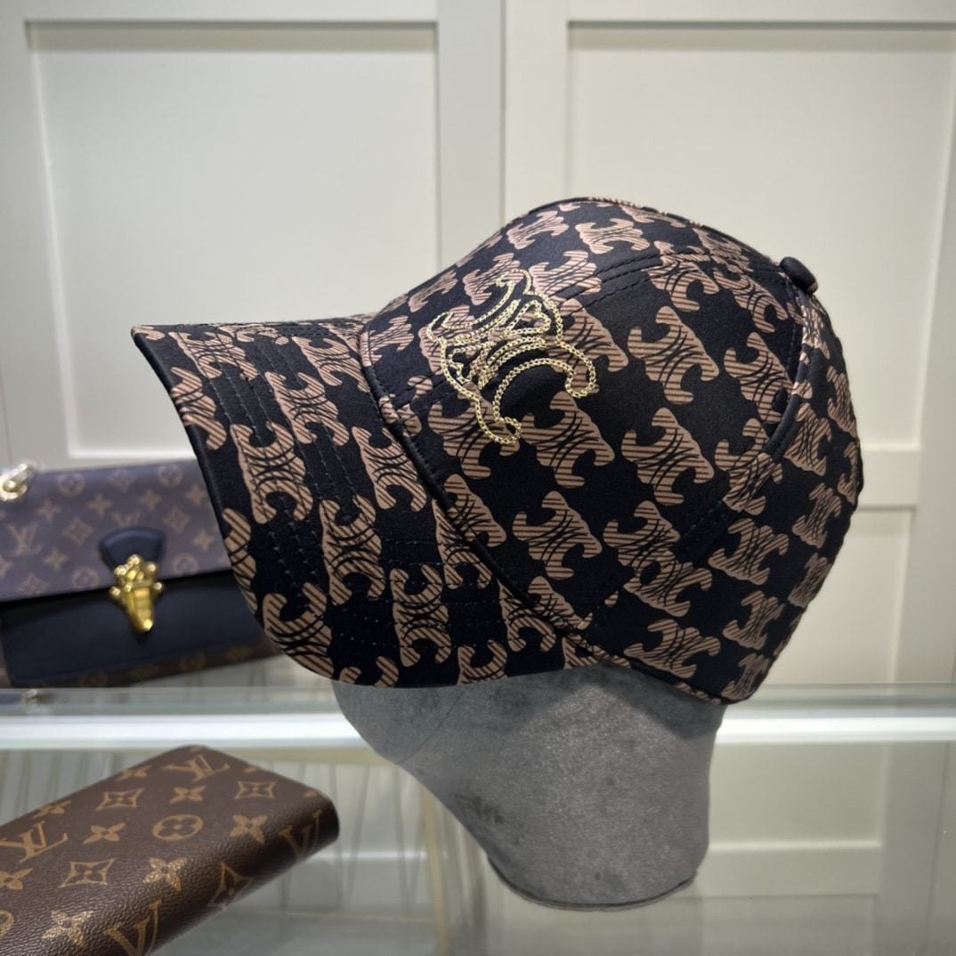 Brown Celine Cap