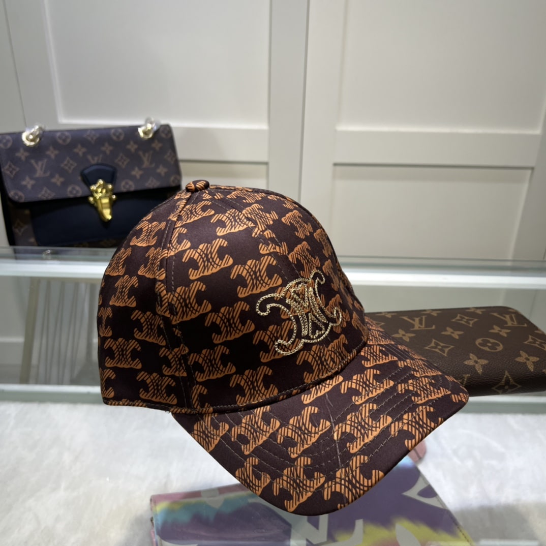 Brown Celine Cap