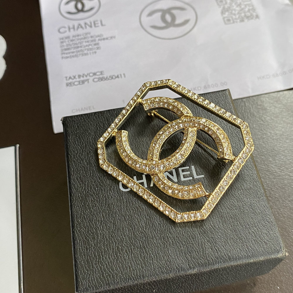 Chanel Brooch Cc 3490