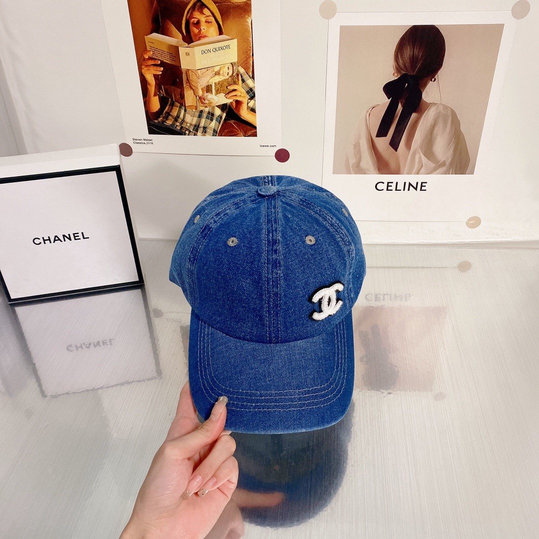 Chanel Cap Blue