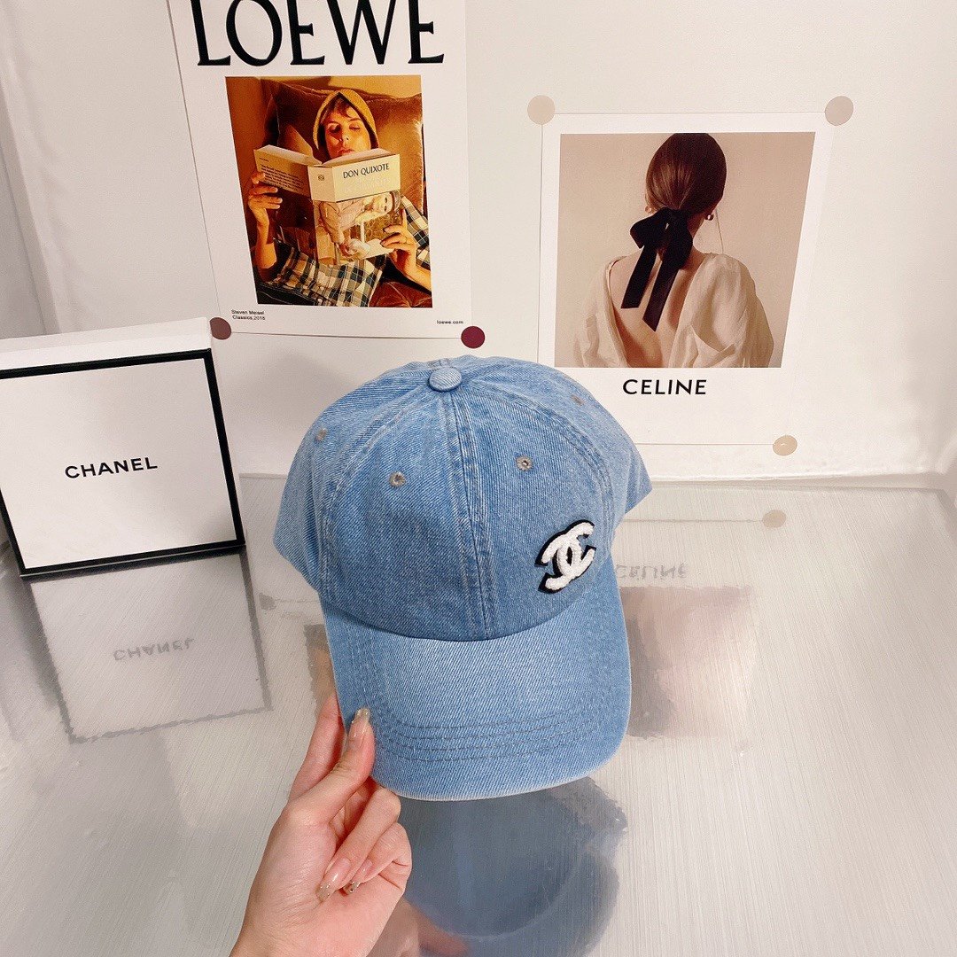 Chanel Cap Blue