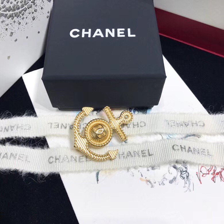 Chanel CC Anchor Brooch