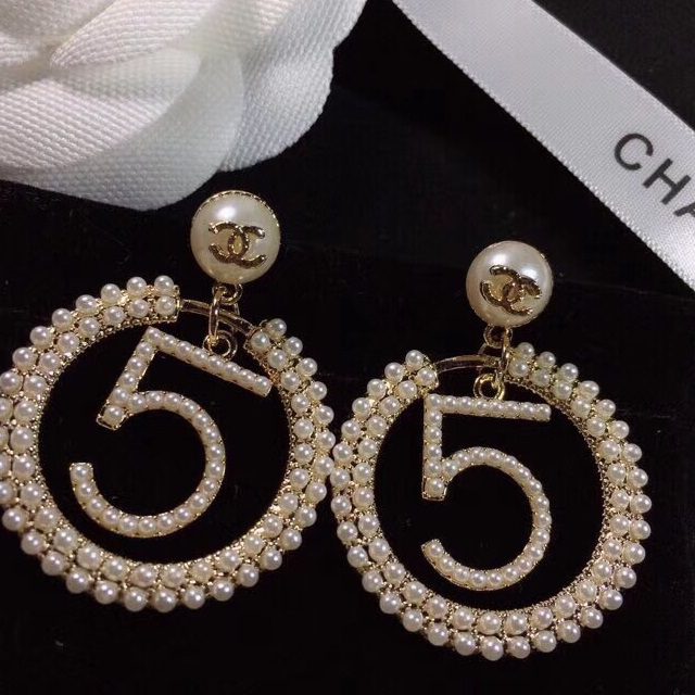 Chanel CC No 5 Earrings