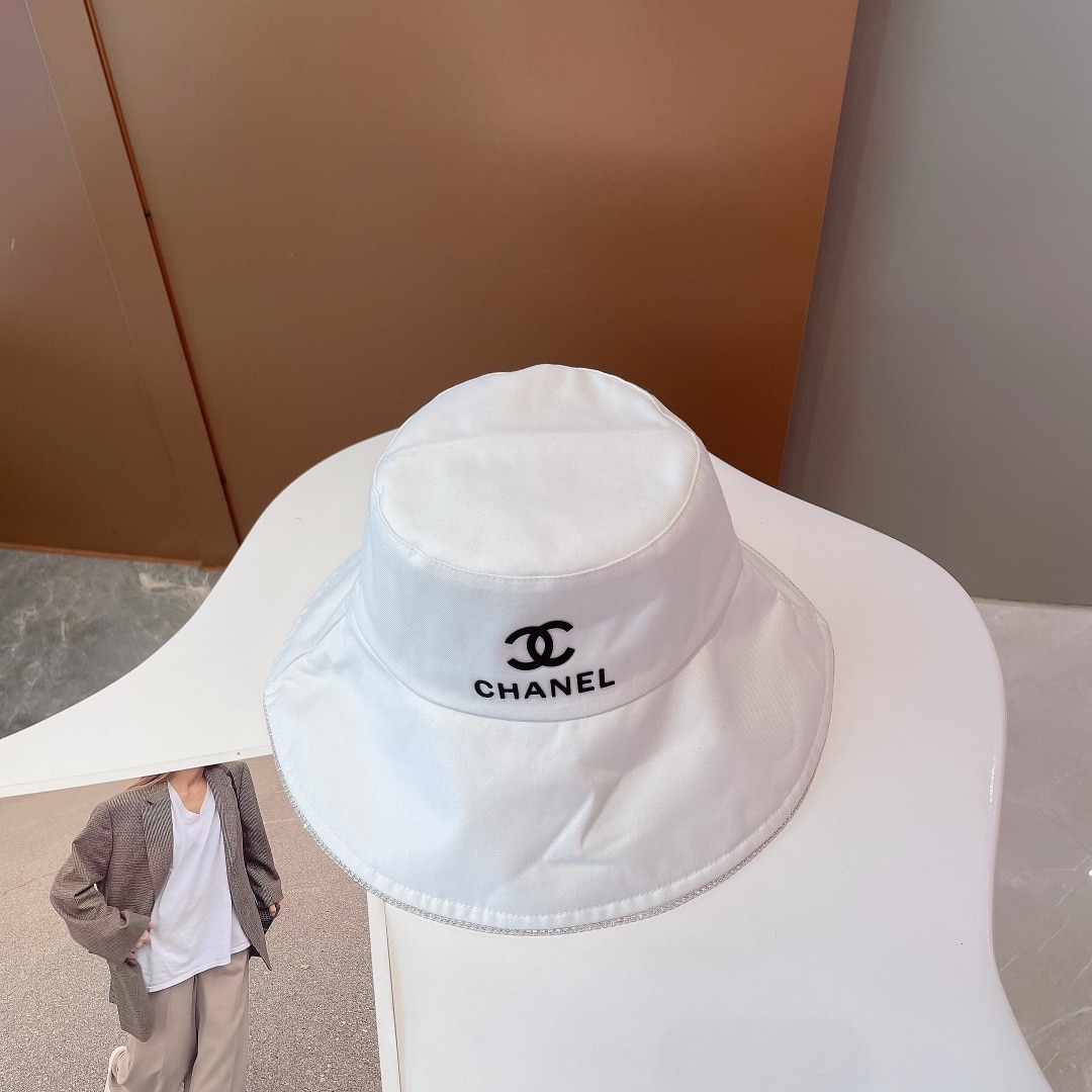 Chanel Cloche Hat White Chanel Hat