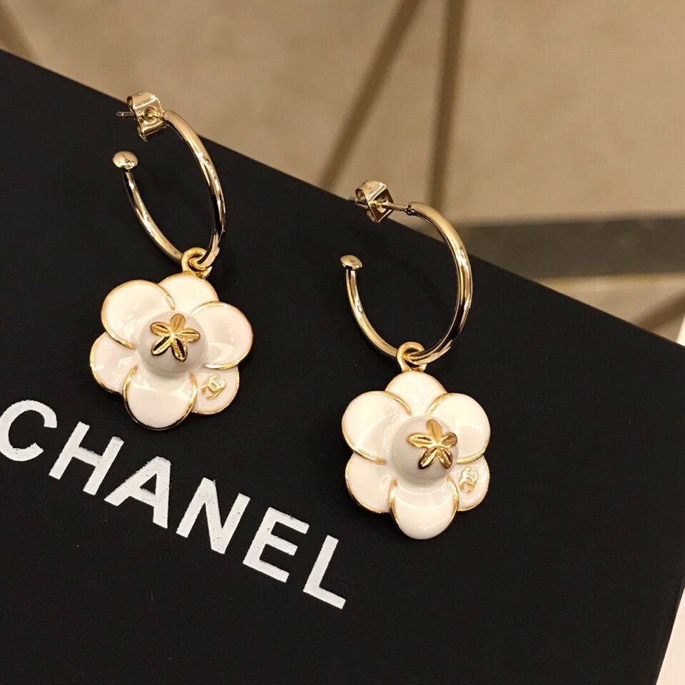 Chanel Floral Earrings