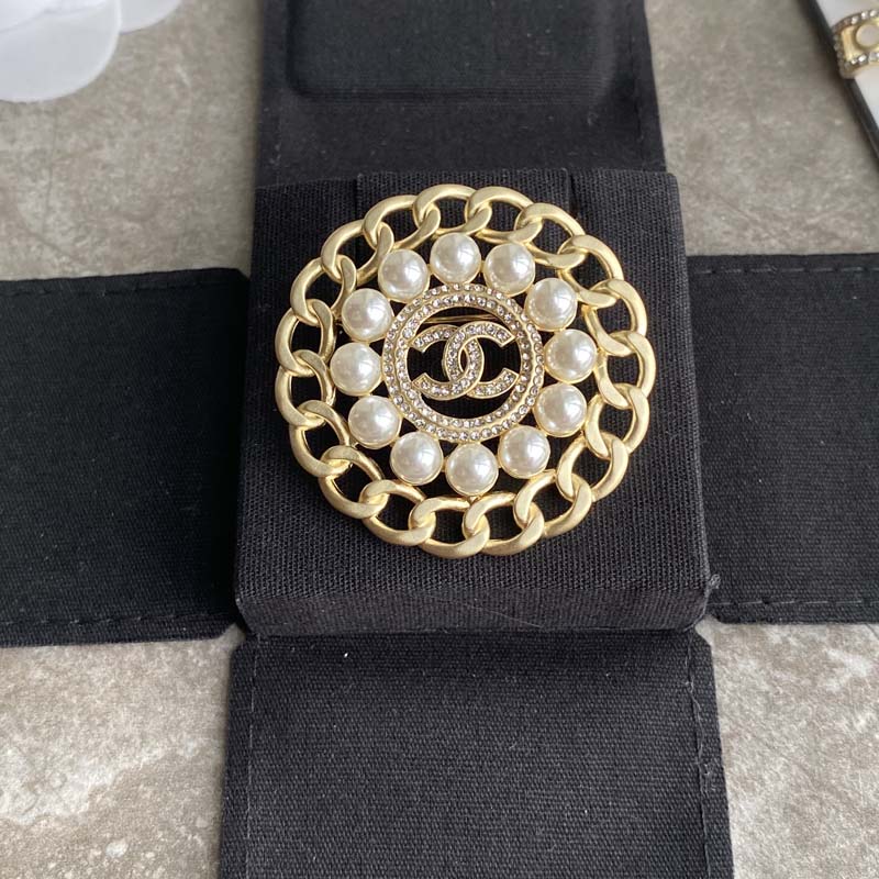 Chanel Flower Brooch Cc 20394