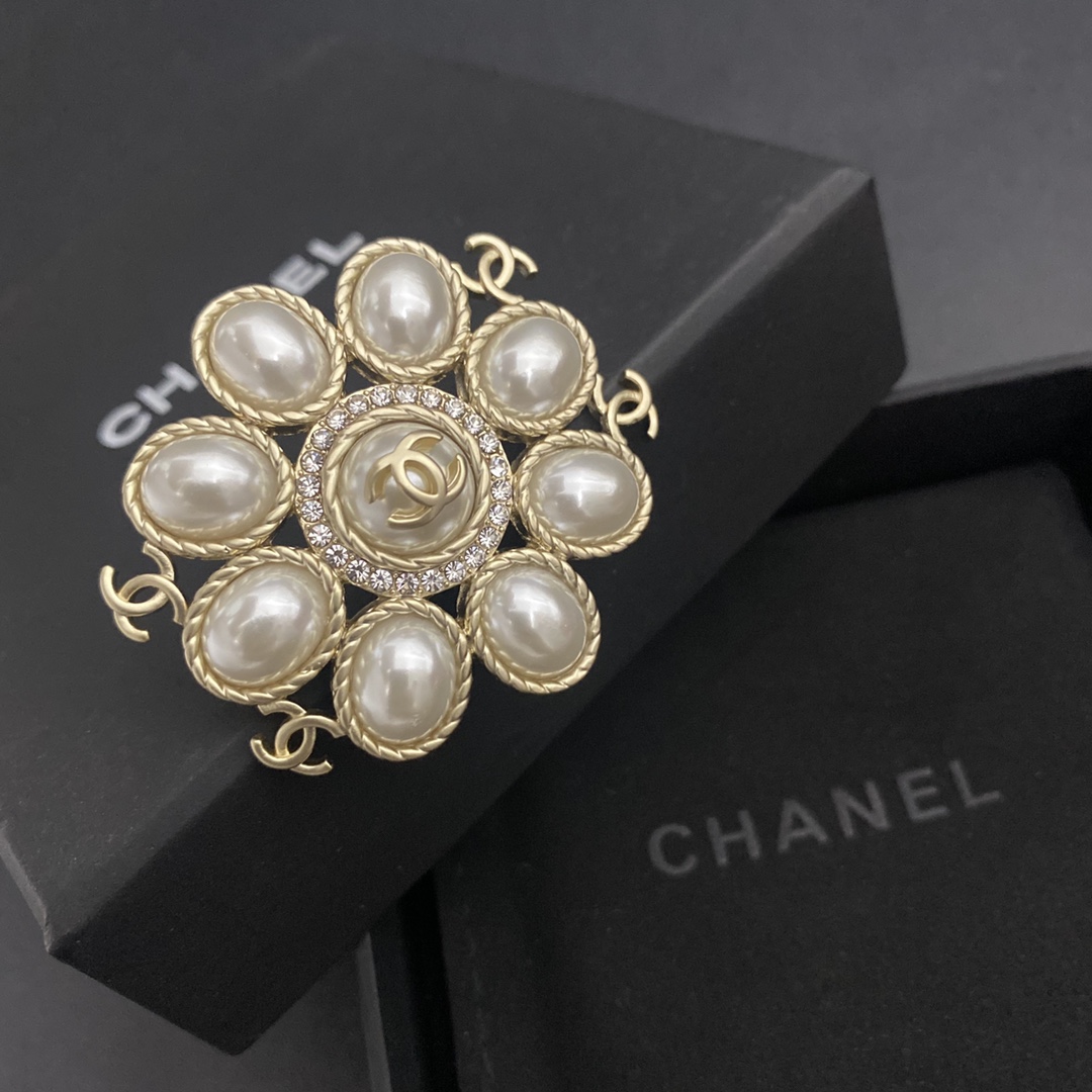 Chanel Flower Brooch Cc 2303