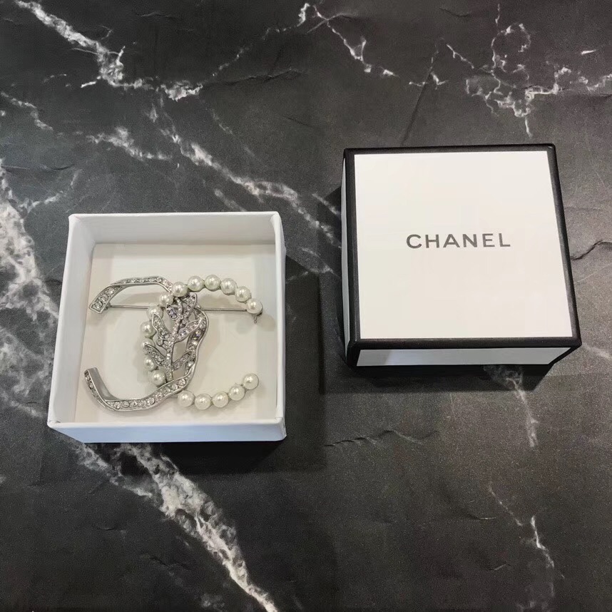 Chanel Pearl Brooch