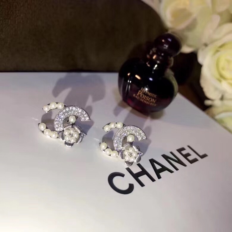 Chanel Pearl Earrings