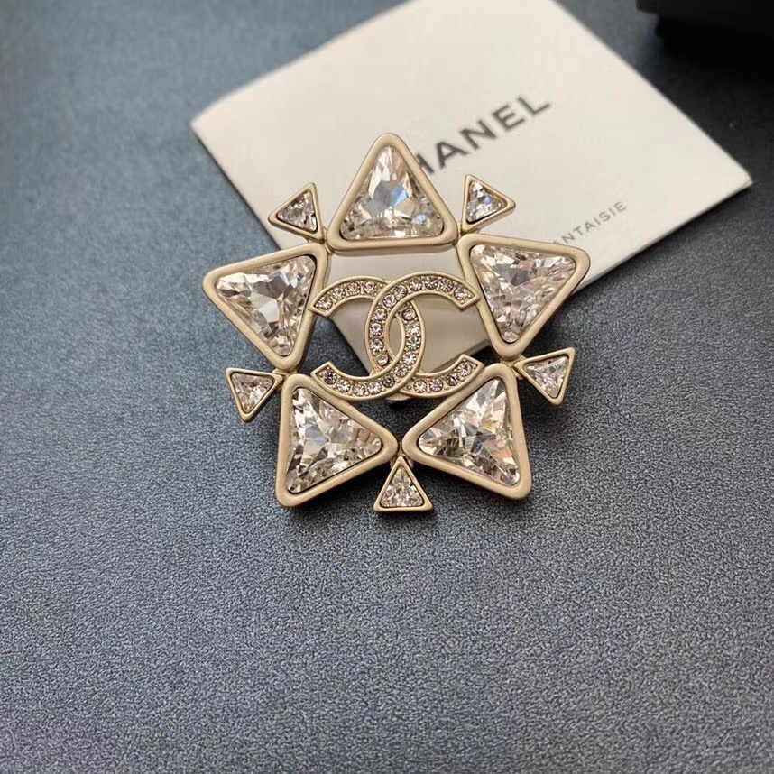 Chanel Star Brooch Cc 1039