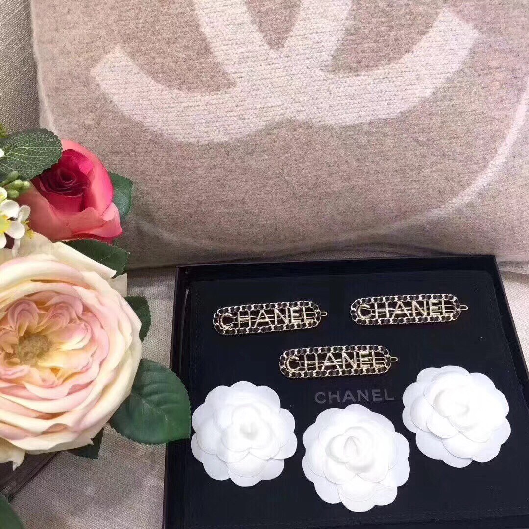 Chanel Text Brooch