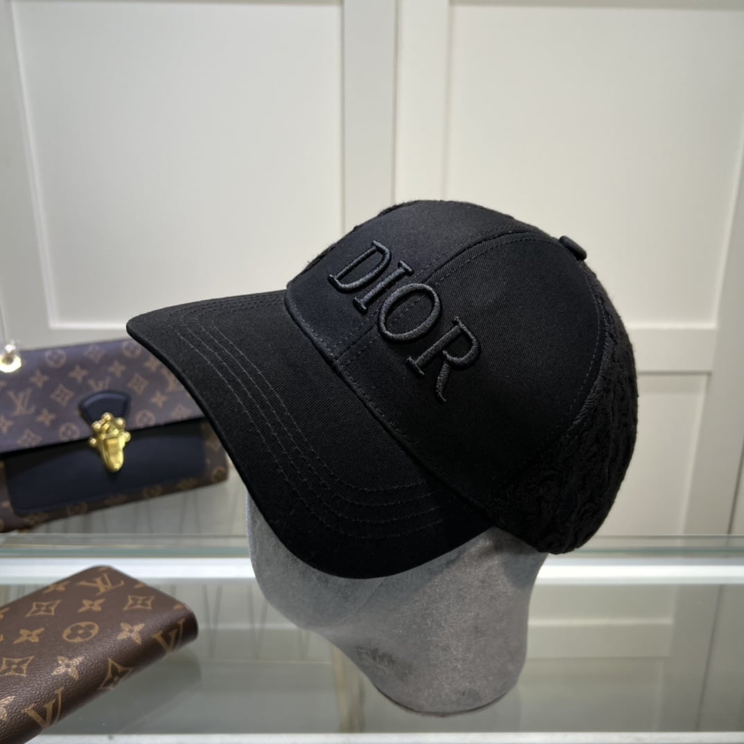 Christian Dior Baseball Cap Black Cap