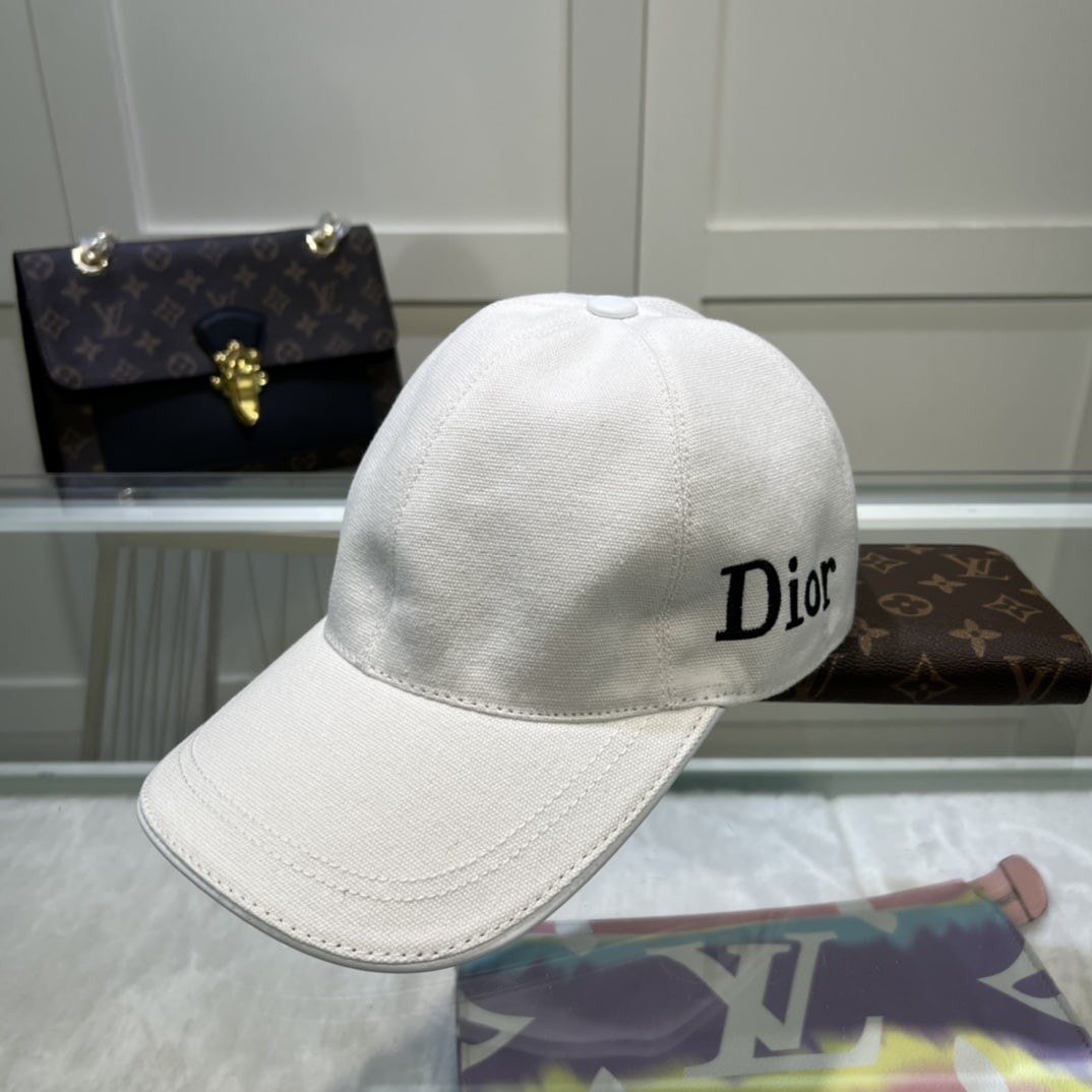 Christian Dior Baseball Cap White Cap