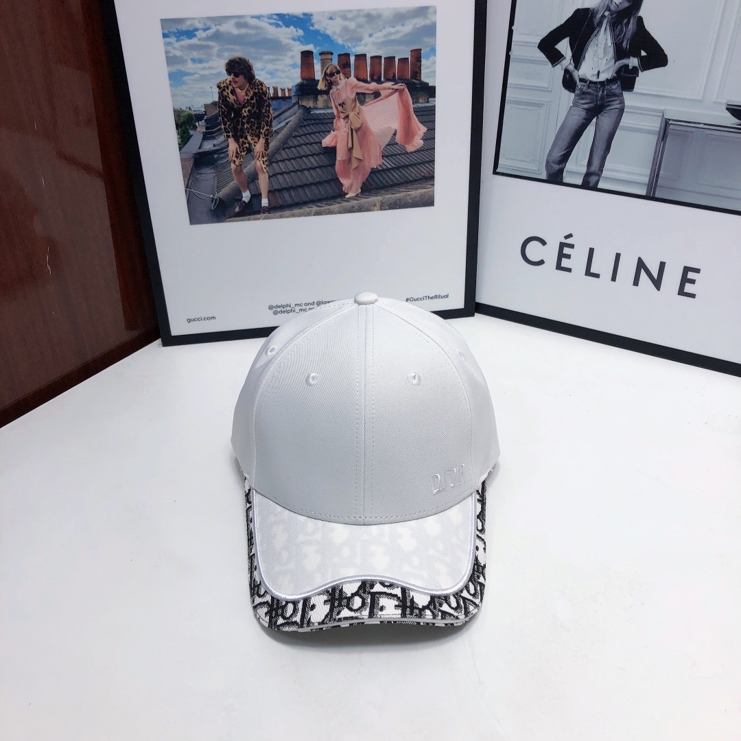 Christian Dior Baseball Cap White Cap