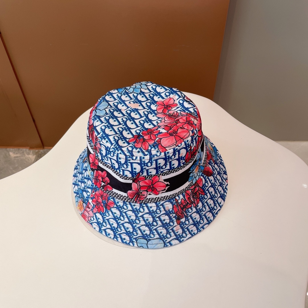 Christian Dior Bucket Hat Blue Hat