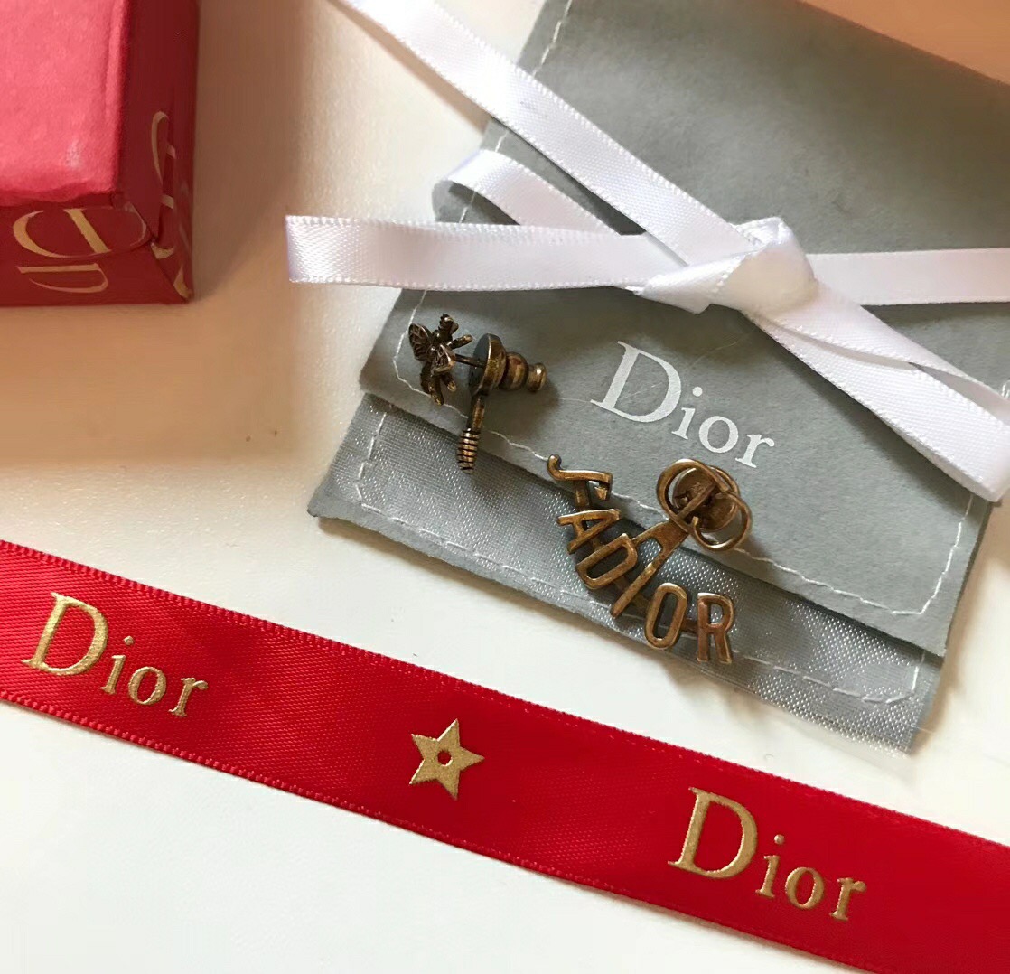 Christian Dior CD Charm Earrings