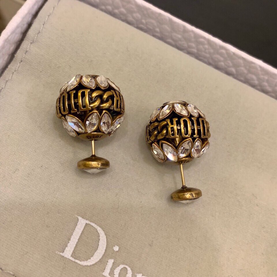 Christian Dior CD Earrings