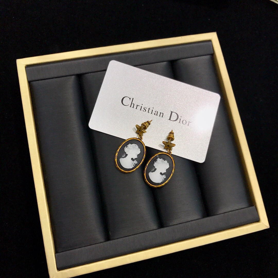 Christian Dior CD No5 Charm Earrings