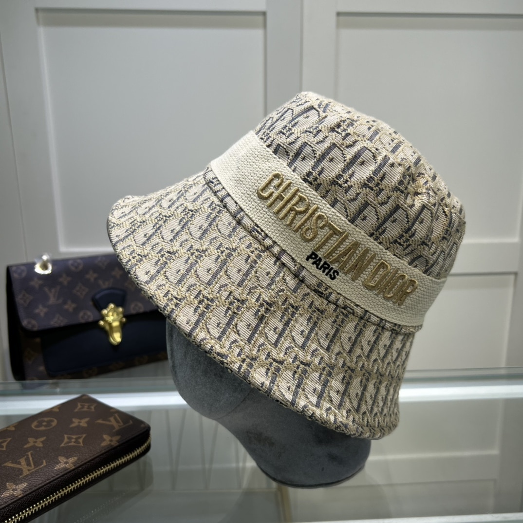 Christian Dior Dioresort Big Brim Hat Beige Hat