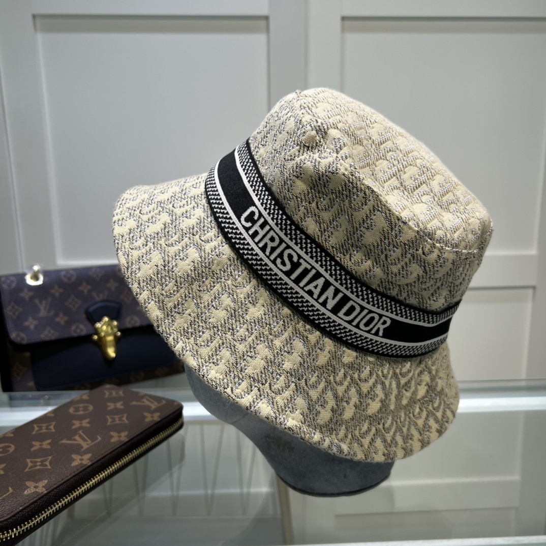 Christian Dior Dioresort Small Brim Hat Beige Hat