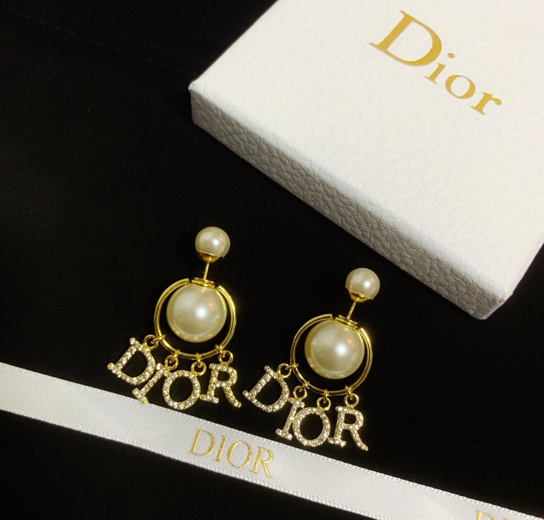 Christian Dior Earrings Ear Stud 2057