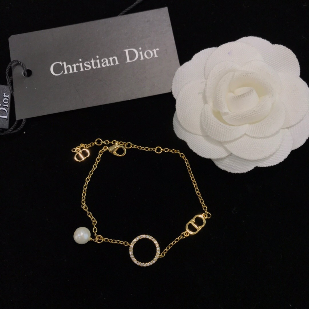 Christian Dior Gold Link Bracelet