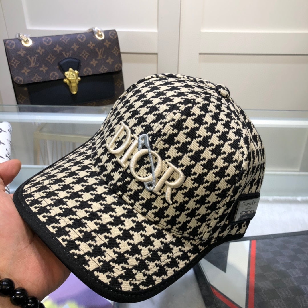 Christian Dior Jack Dior Baseball Cap In Beige