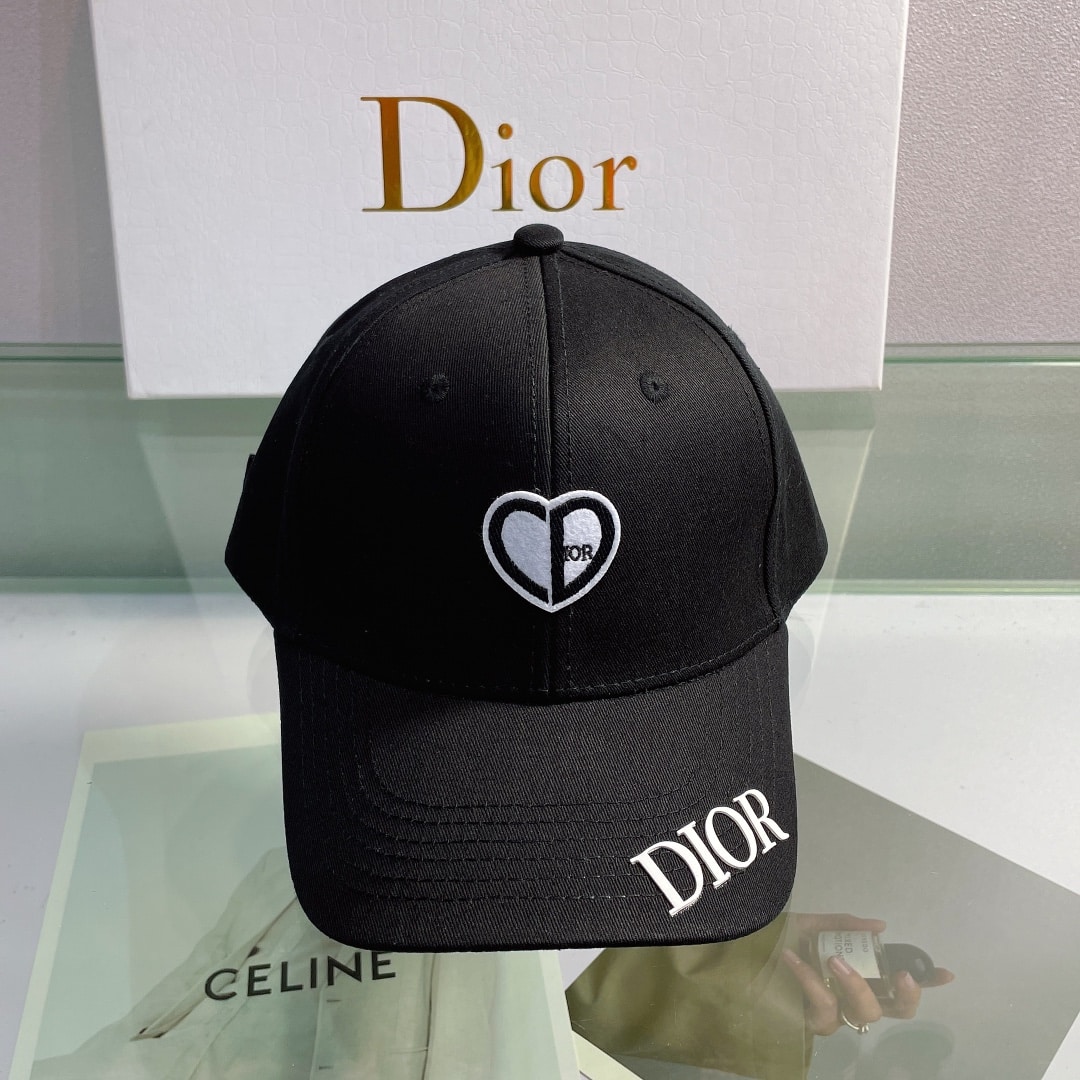 Christian Dior Jack Dior Baseball Cap In Black