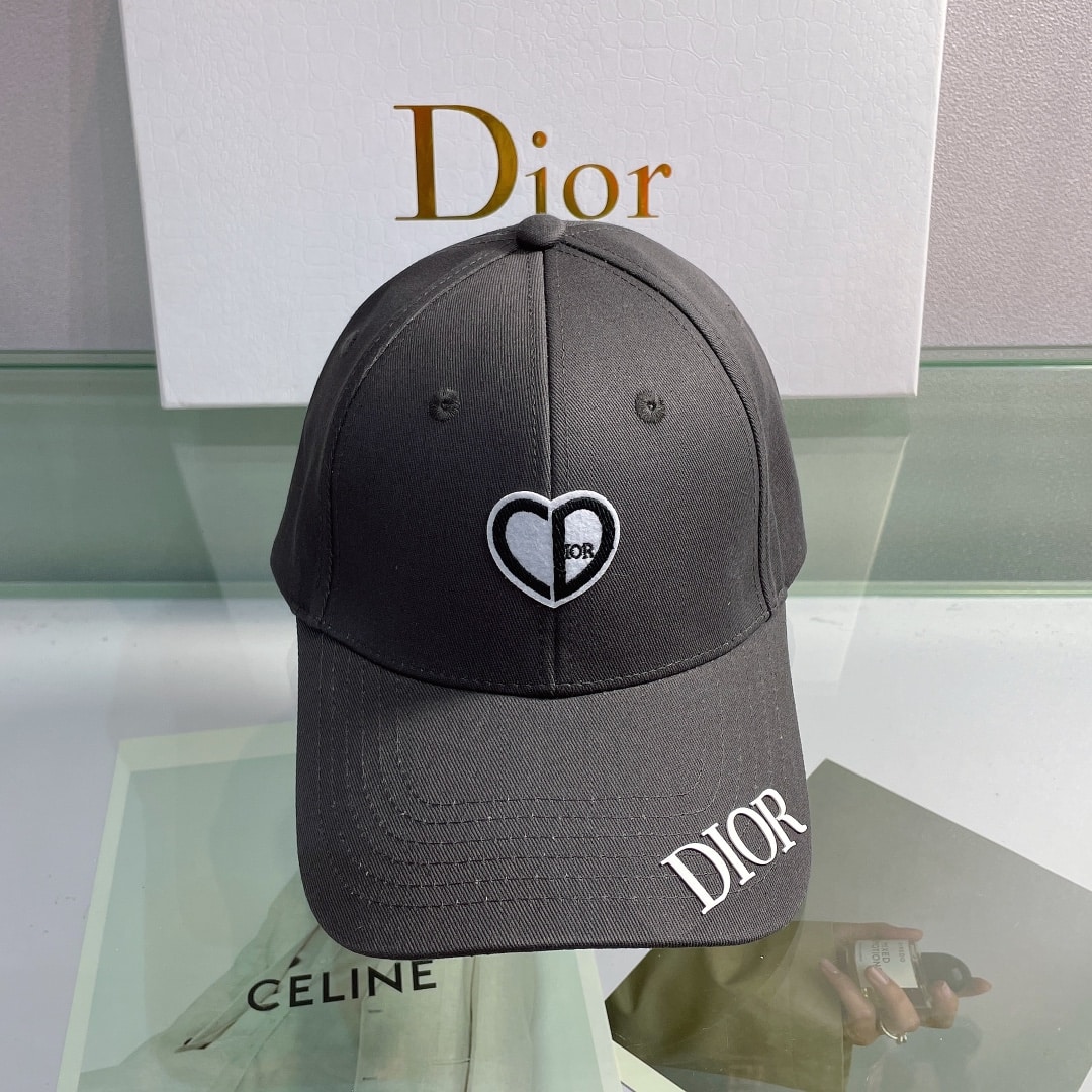 Christian Dior Jack Dior Baseball Cap In Black