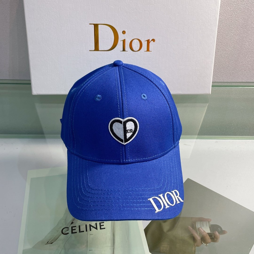 Christian Dior Jack Dior Baseball Cap In Blue