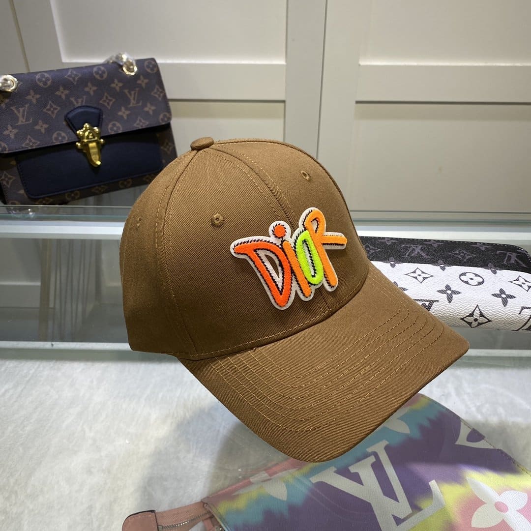 Christian Dior Jack Dior Baseball Cap In Brown