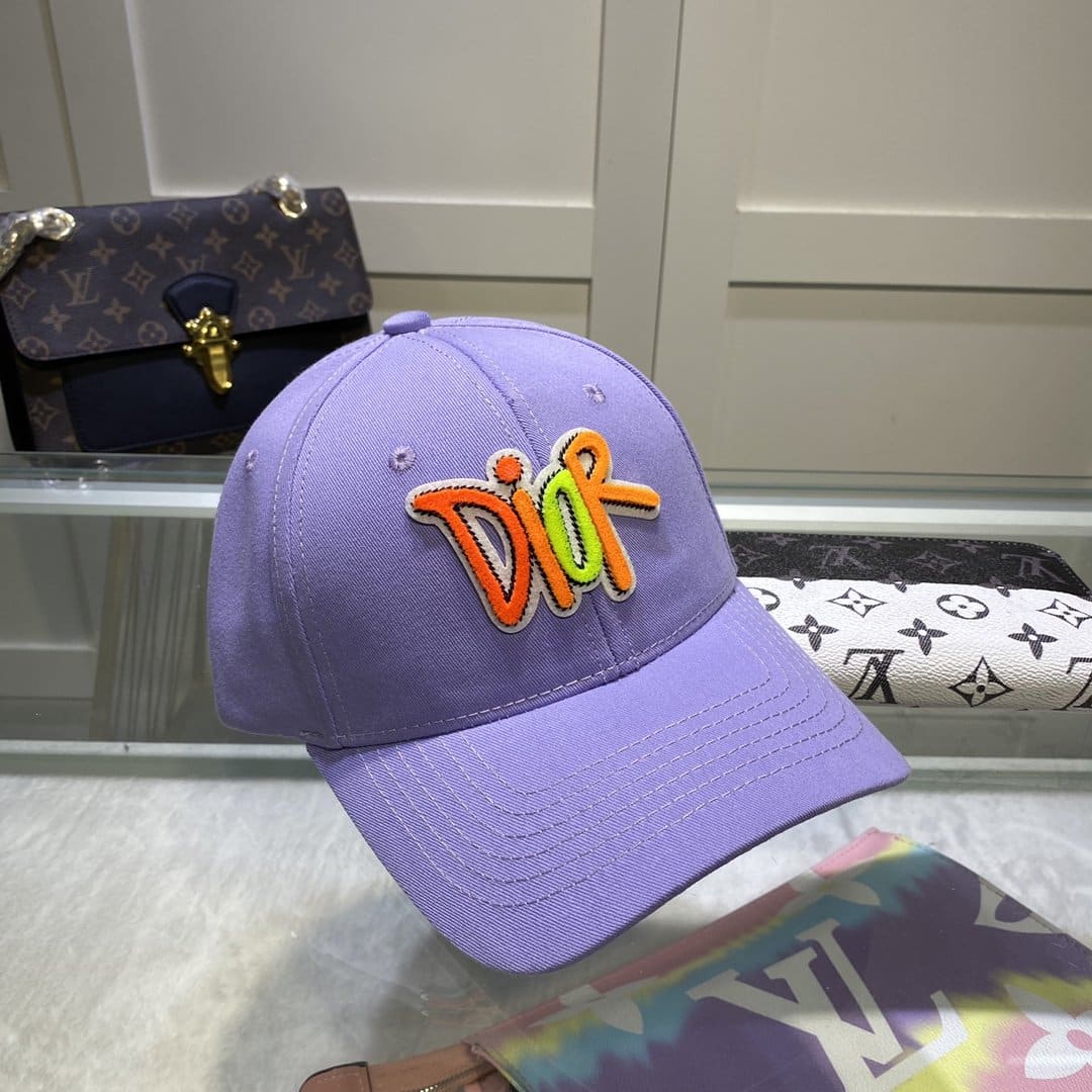 Christian Dior Jack Dior Baseball Cap In Purple