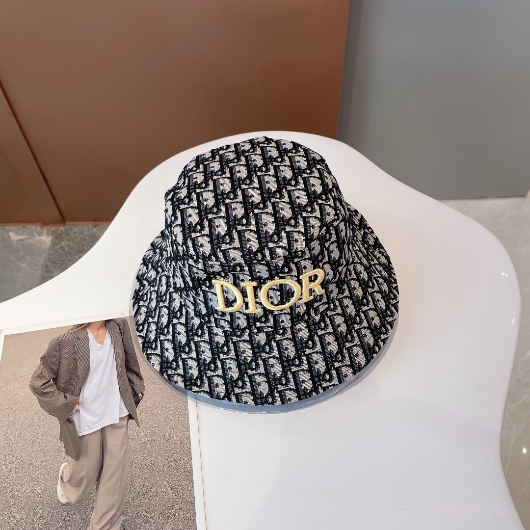 Christian Dior Jack Dior Bucket Hat Black Hat