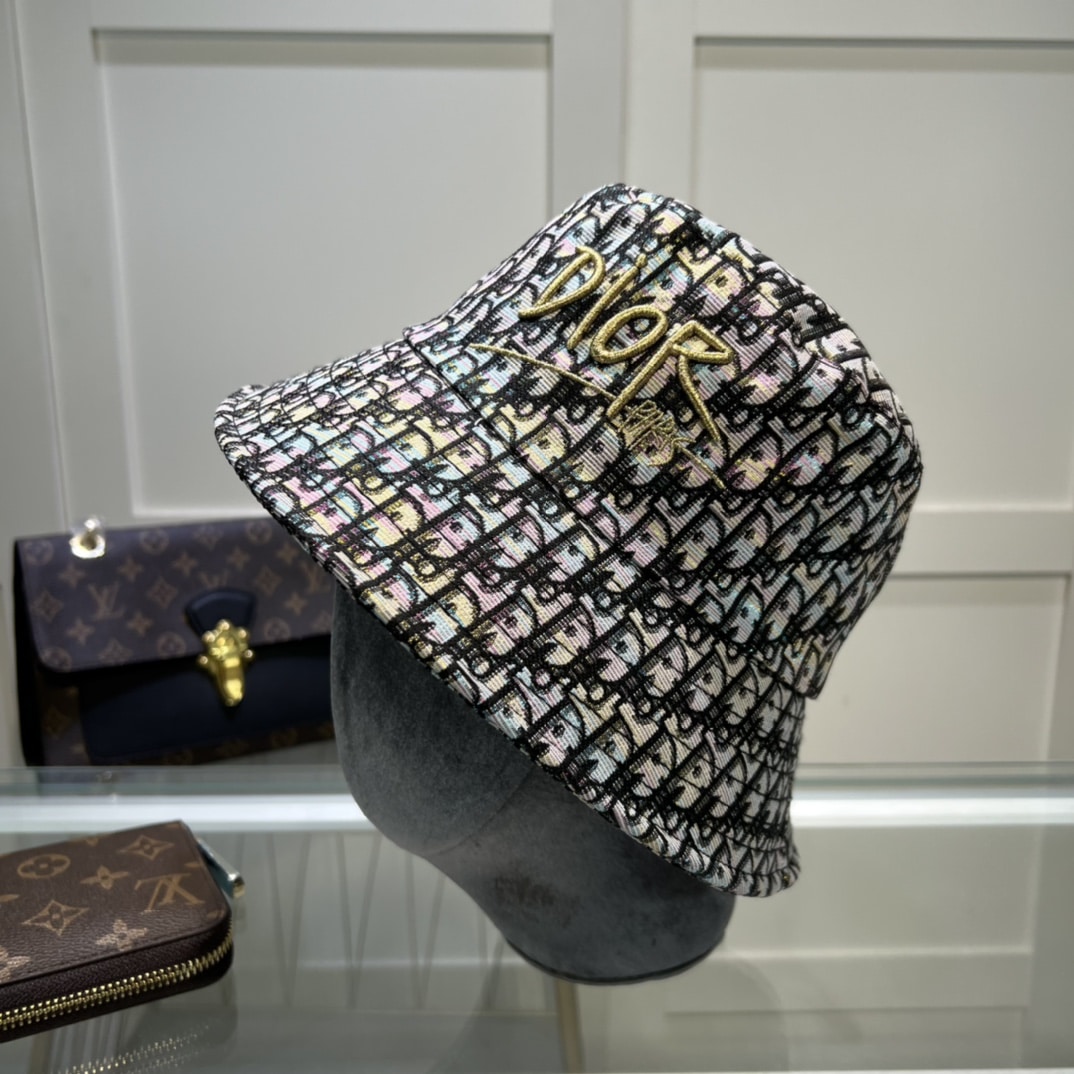 Christian Dior Jack Dior Bucket Hat Multicolor Hat