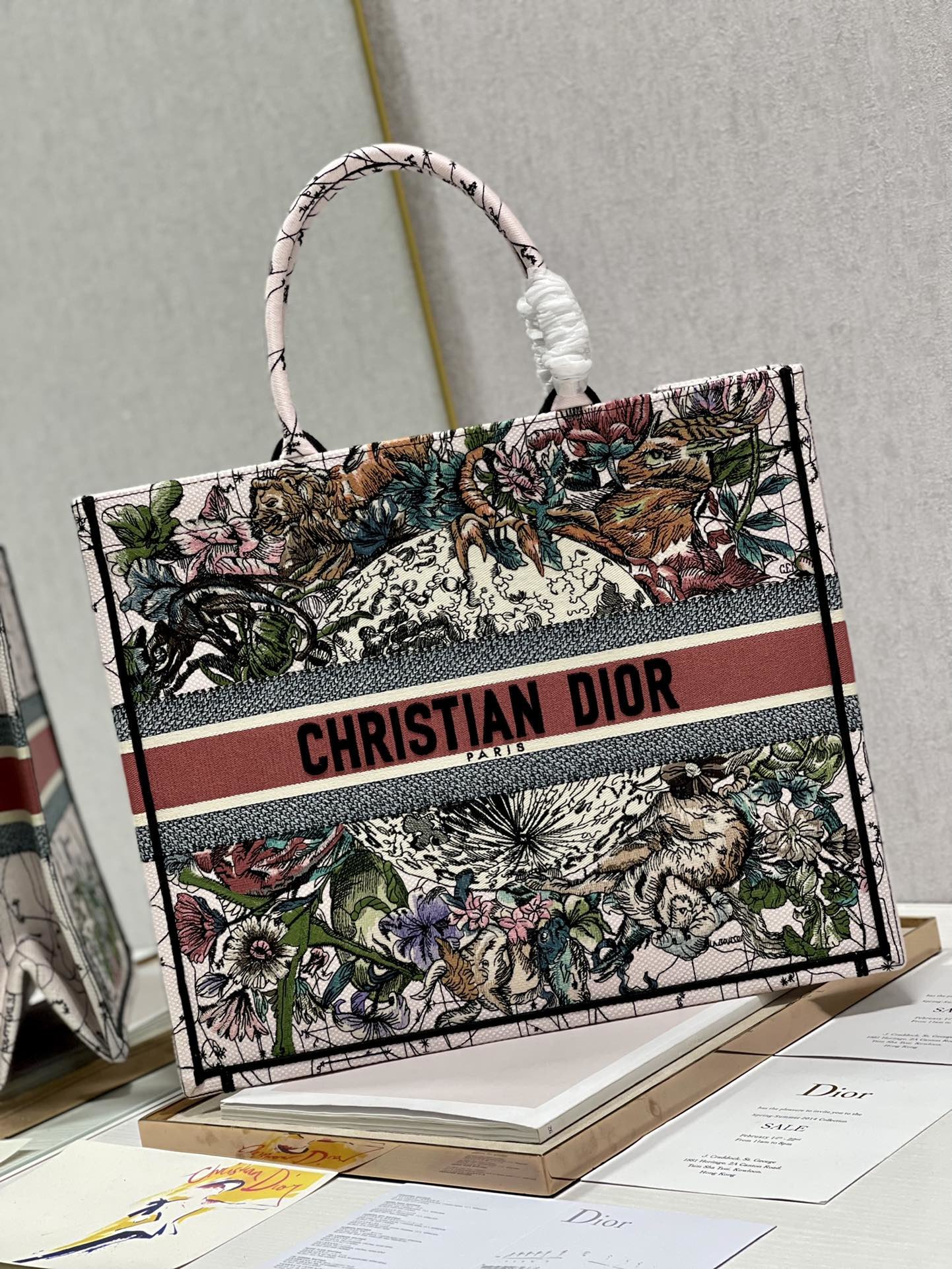 Christian Dior Large Dior Book Tote Multicolor Dior Constellation Embroidery, Multicolor, For Women Women’s Handbags, Shoulder Bags, 42cm CD – Fapert - Image 3