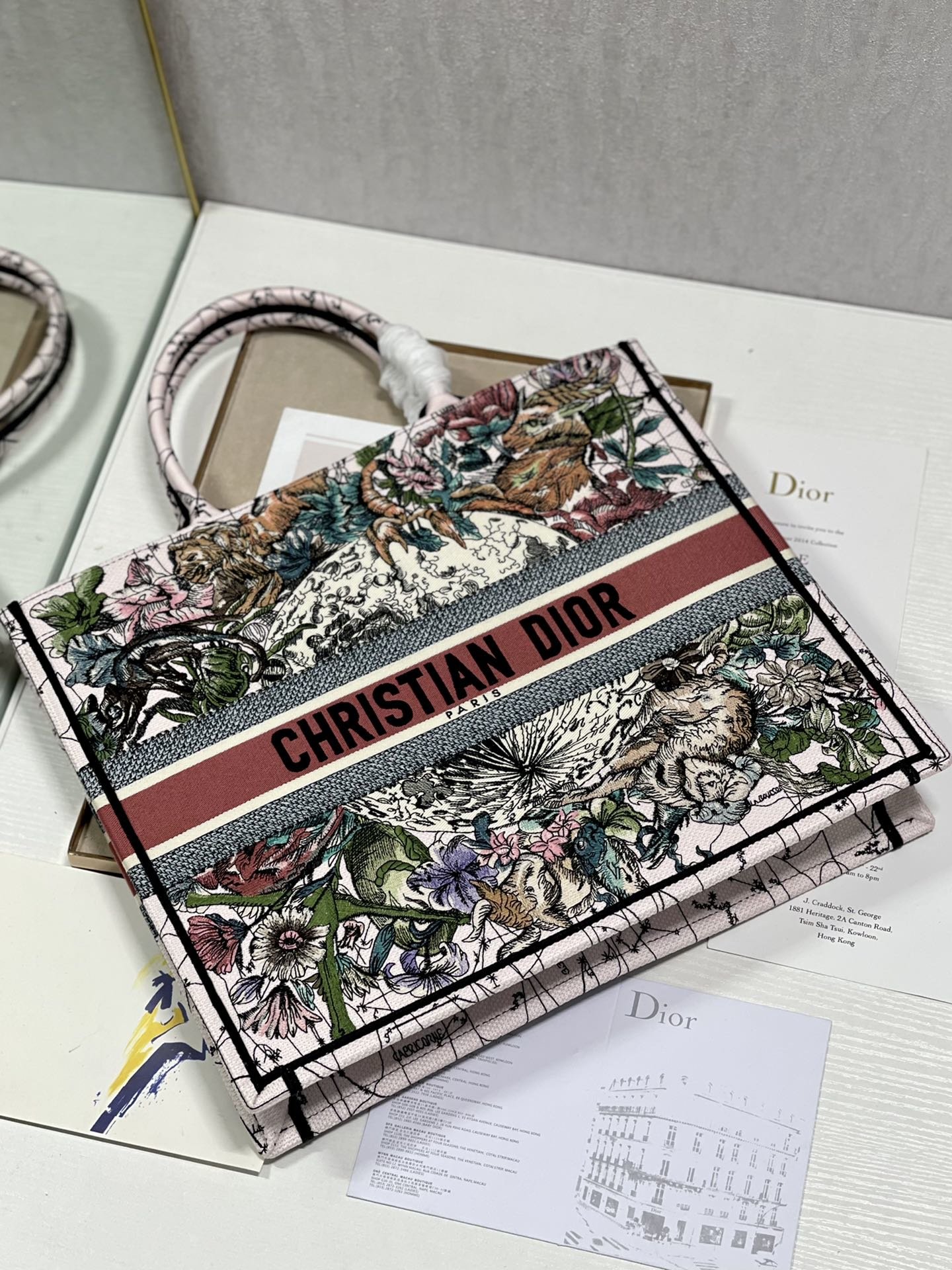 Christian Dior Large Dior Book Tote Multicolor Dior Constellation Embroidery, Multicolor, For Women Women’s Handbags, Shoulder Bags, 42cm CD – Fapert - Image 6