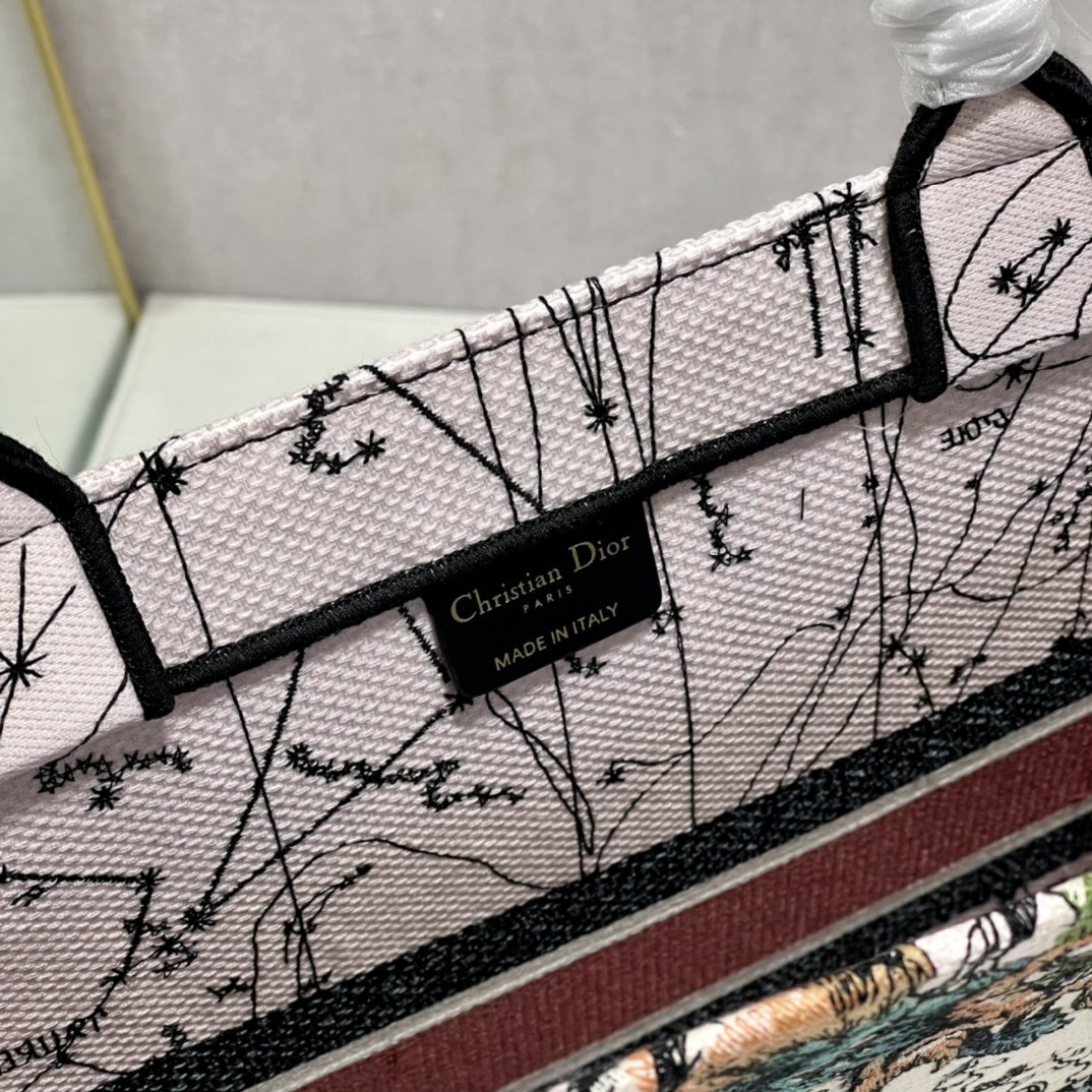 Christian Dior Large Dior Book Tote Multicolor Dior Constellation Embroidery, Multicolor, For Women Women’s Handbags, Shoulder Bags, 42cm CD – Fapert - Image 10