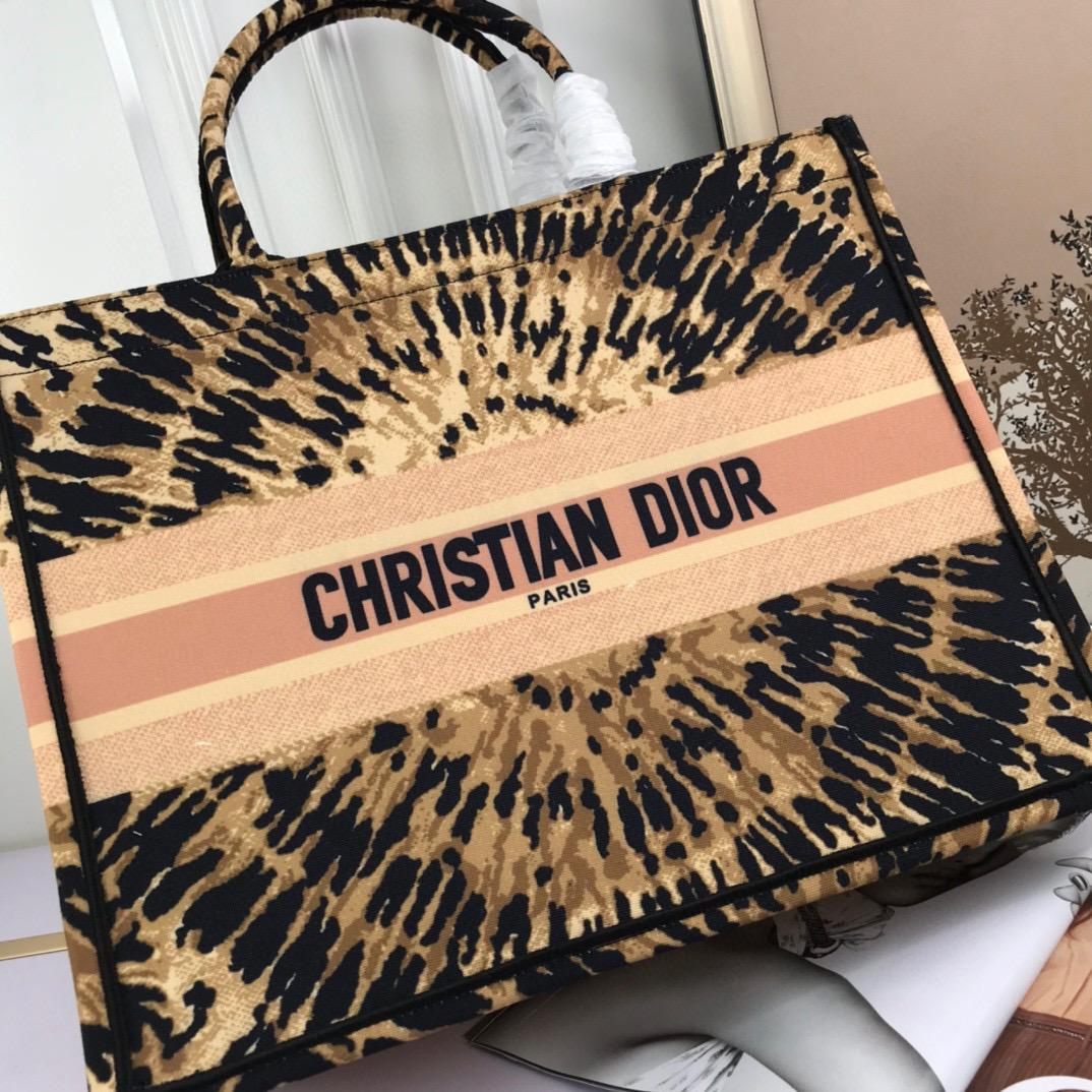 Christian Dior Large Dior Book Tote Multicolor Tie and Dior Embroidery, Multicolor, For Women Women’s Handbags, Shoulder Bags, 42cm CD M1286ZJAI M884 – Fapert - Image 6