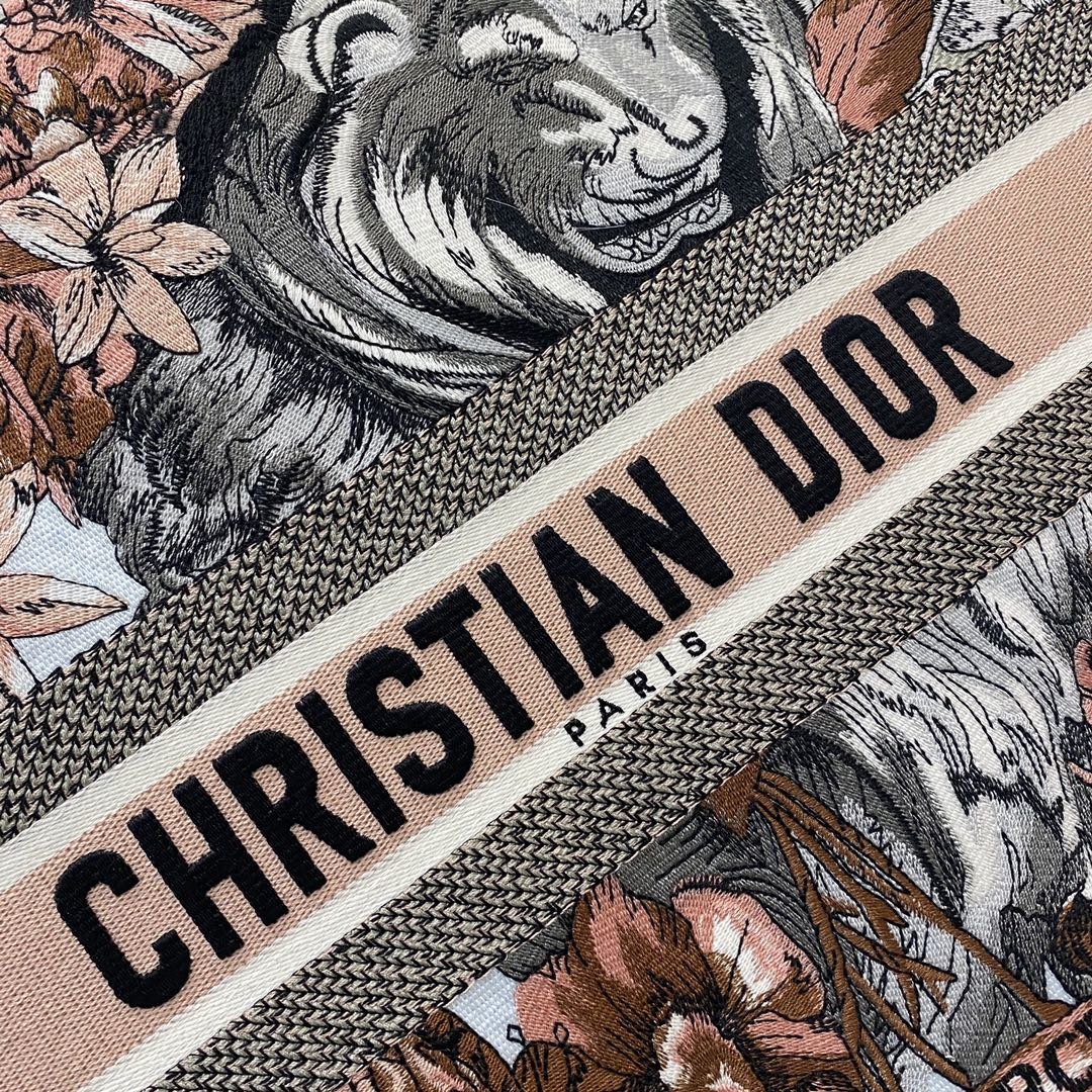 Christian Dior Medium Dior Book Tote Multicolor La Force Embroidery, Multicolor, For Women Women’s Handbags, Shoulder Bags, 42cm CD M1286ZFOR_M884 – Fapert - Image 6