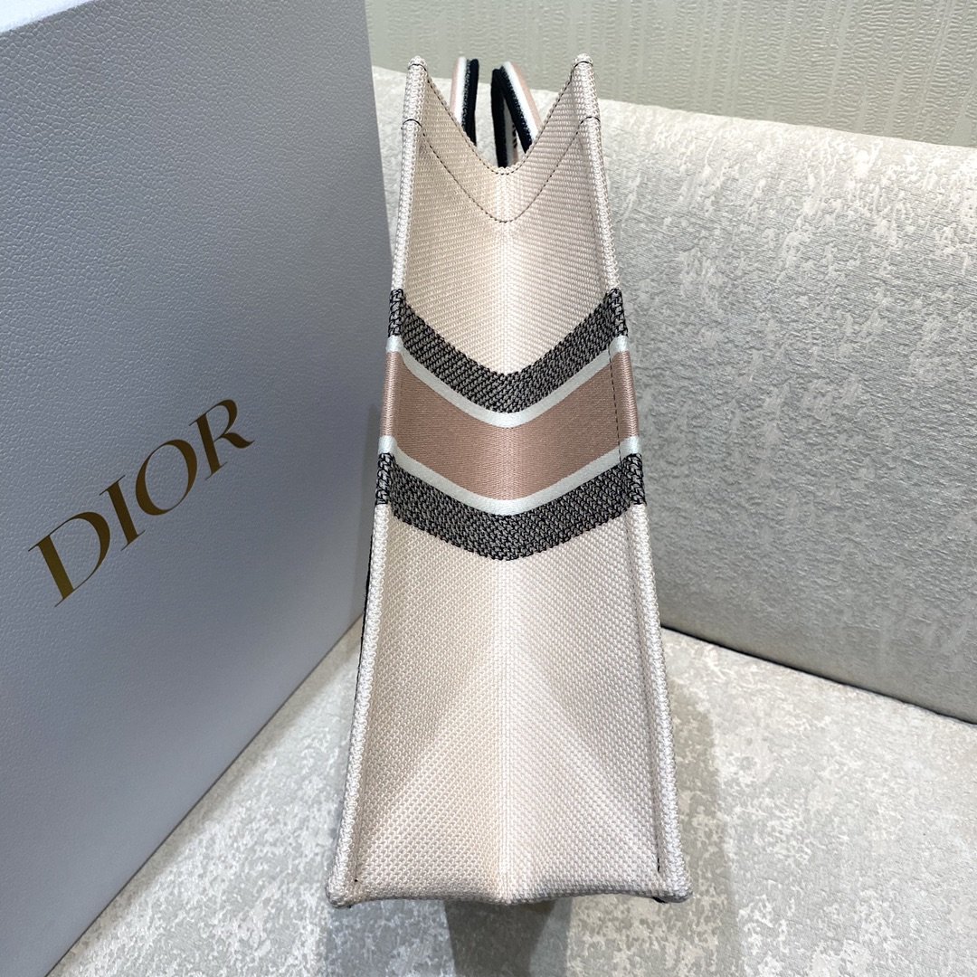 Christian Dior Medium Dior Book Tote Multicolor La Force Embroidery, Multicolor, For Women Women’s Handbags, Shoulder Bags, 42cm CD M1286ZFOR_M884 – Fapert - Image 8