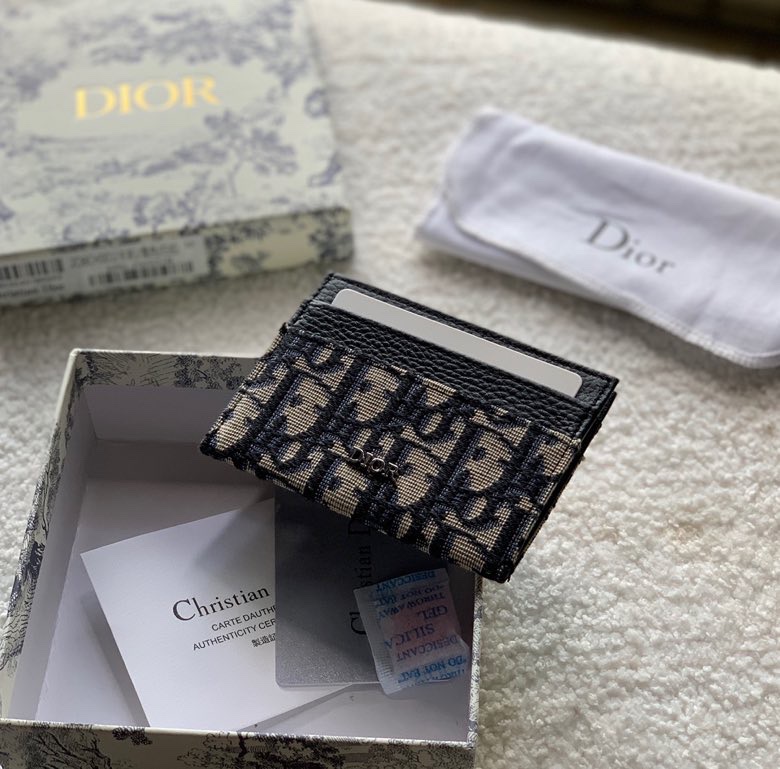 Christian Dior Oblique Begie Wallet 13cm – Fapert