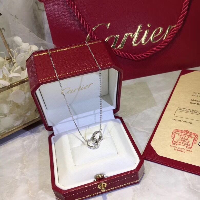 Combine Cartier Necklace And Bracelet