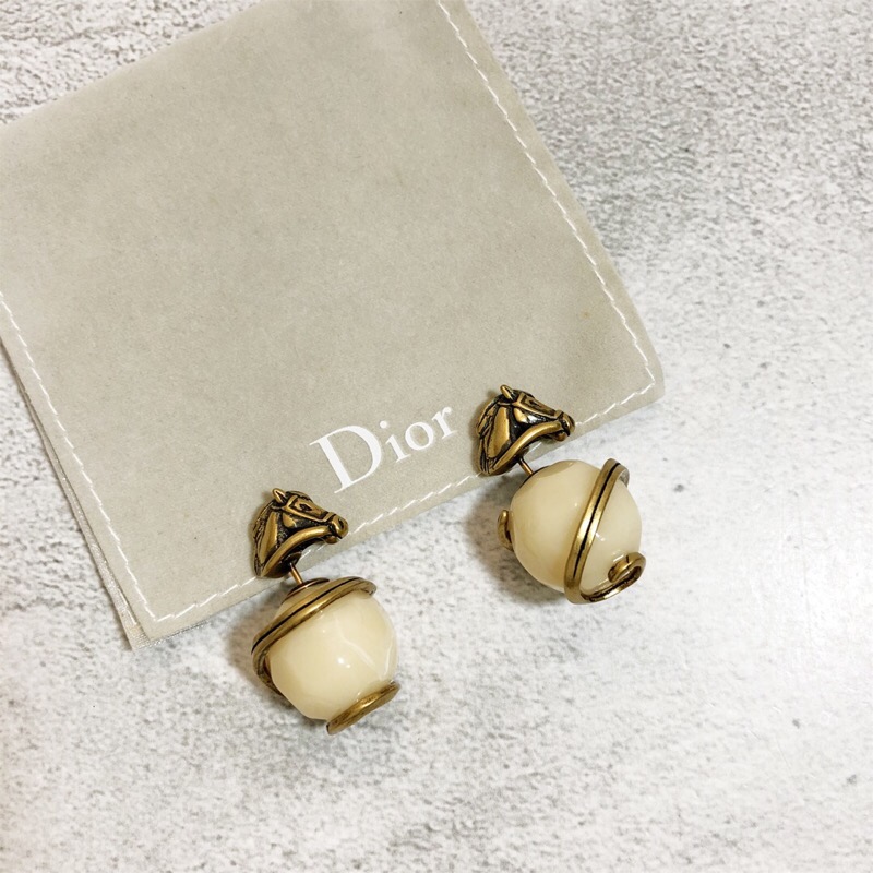 Dior Pearl Drop Earrings