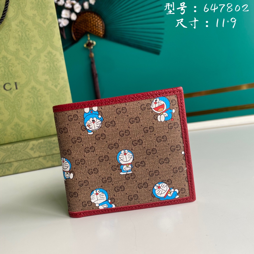 Doraemon x Gucci Bi-Fold Wallet 11cm – Fapert