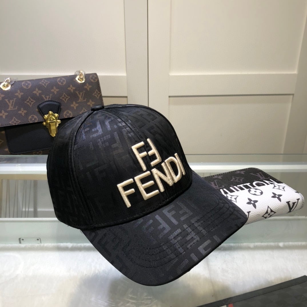 Fendi Baseball Cap Black Fendi Cap