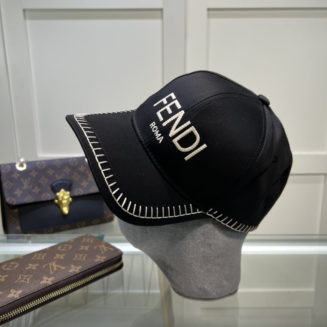 Fendi Baseball Cap Black Fendi Cap