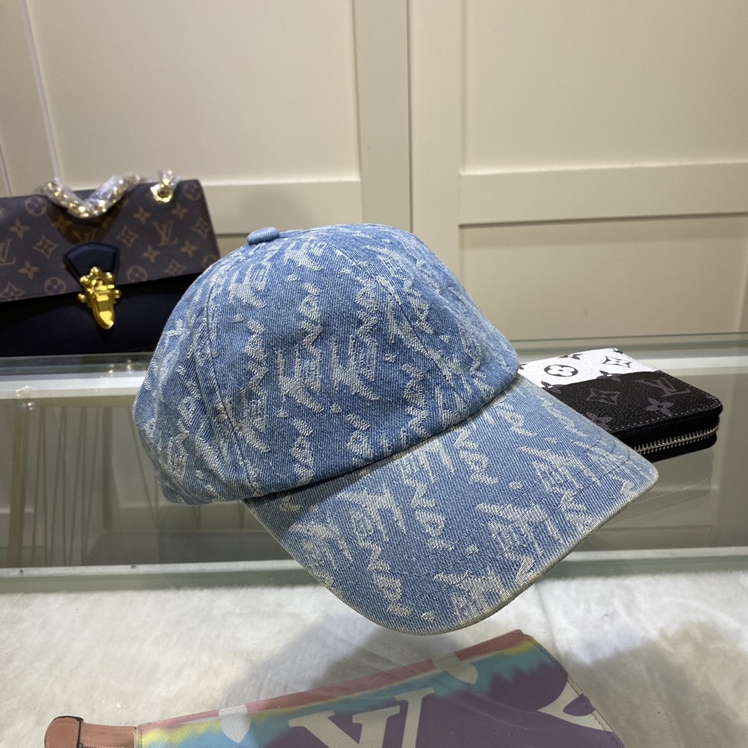 Fendi Baseball Cap Blue Fendi Cap